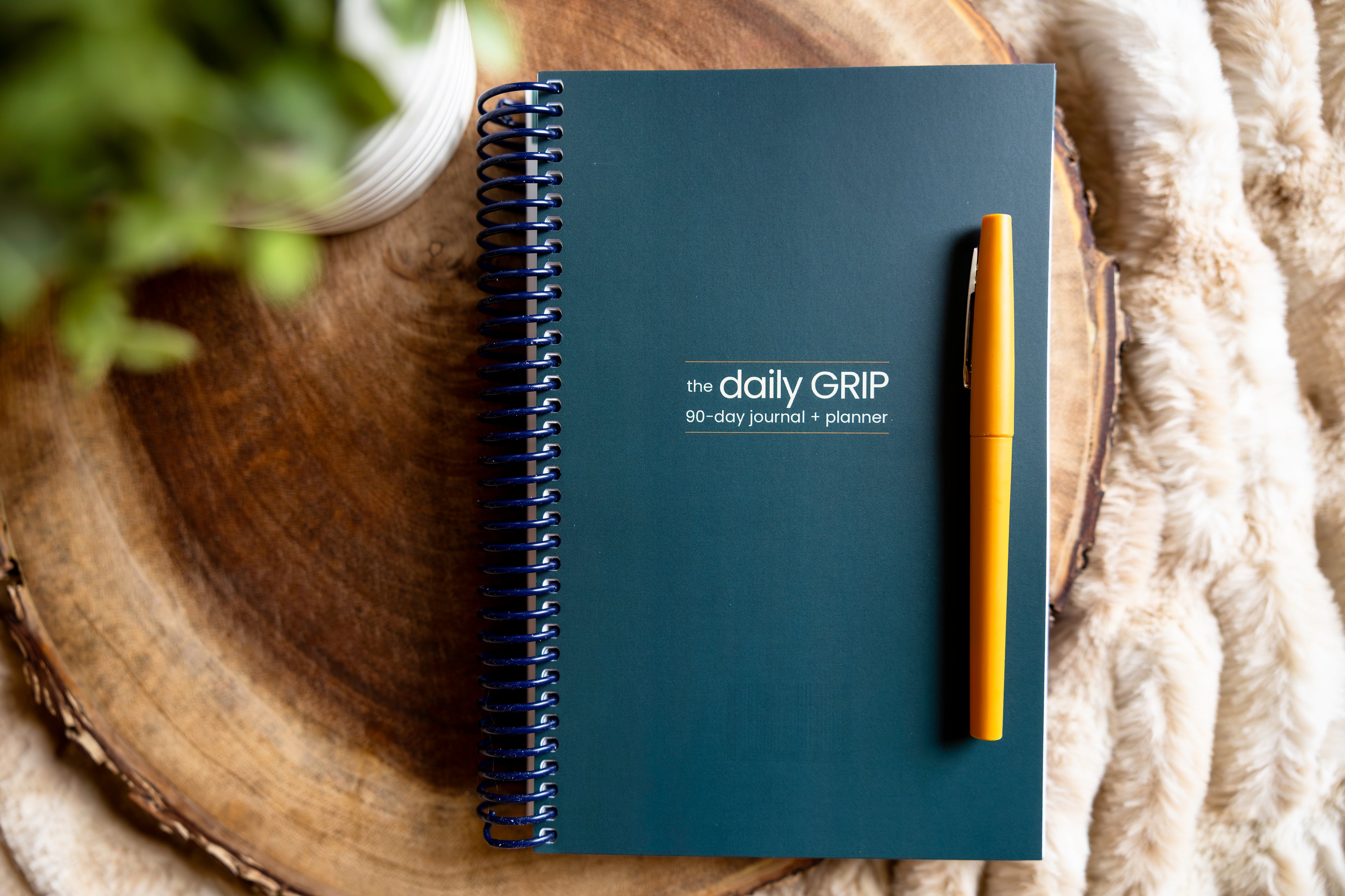 The Daily GRIP 90-Day Journal + Planner (Deep Sea Teal)